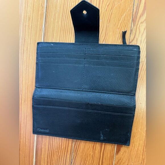 Madewell Black Leather Wallet - Picture 6 of 9